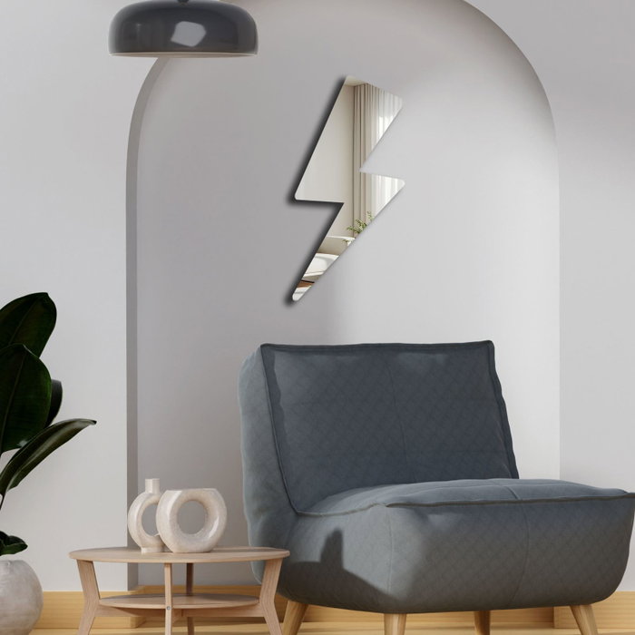 Wallity Ozgl504 Espejo Decorativo Plateado 29 x 60 cm